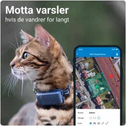 Tractive Fritid|Gps|CAT Mini – GPS-tracker og helseovervåking for katt