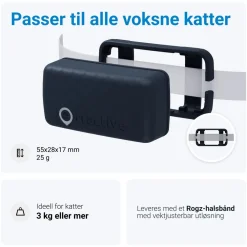 Tractive Fritid|Gps|CAT Mini – GPS-tracker og helseovervåking for katt