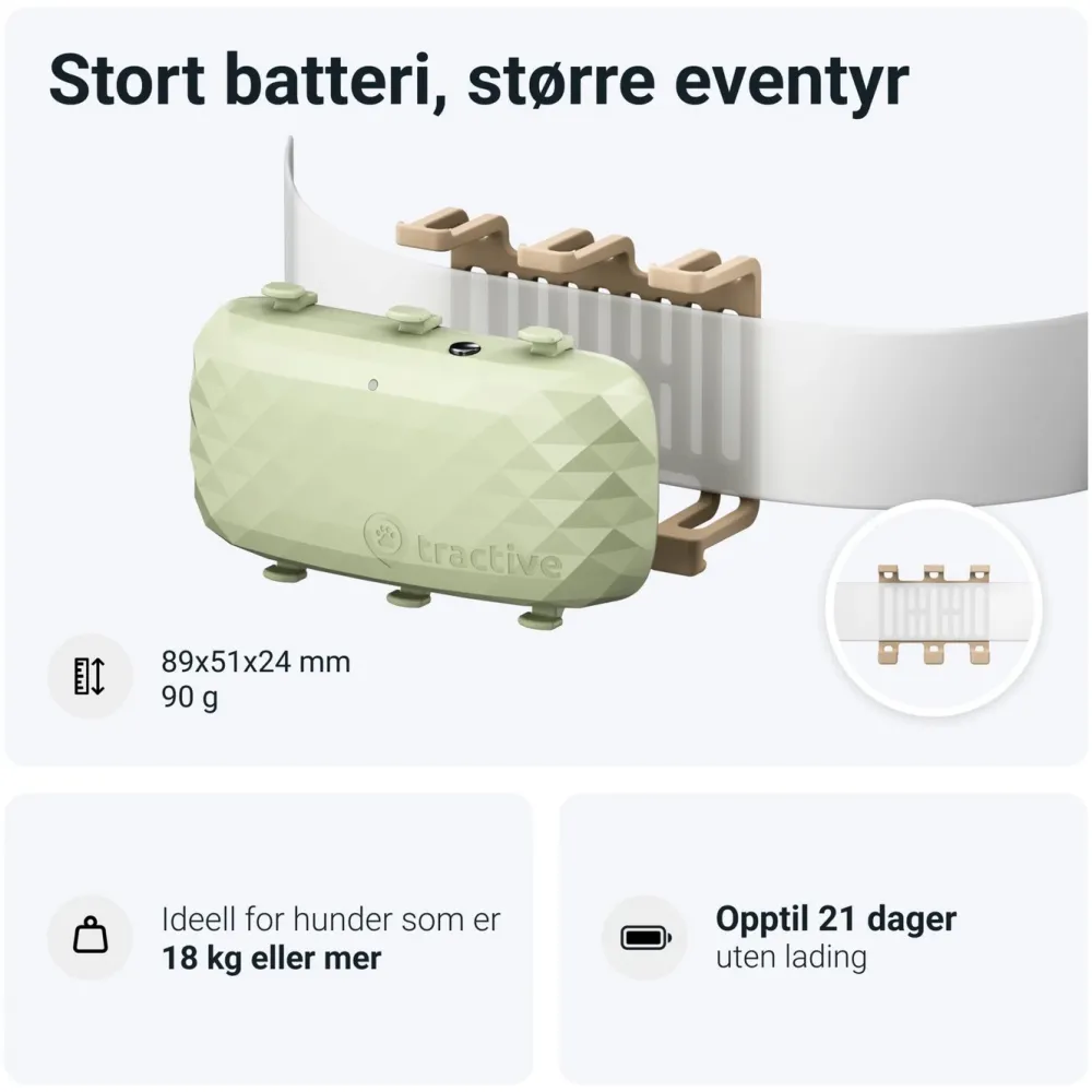 Tractive Fritid|Droner|DOG XL GPS-sporingsbrikke for hund
