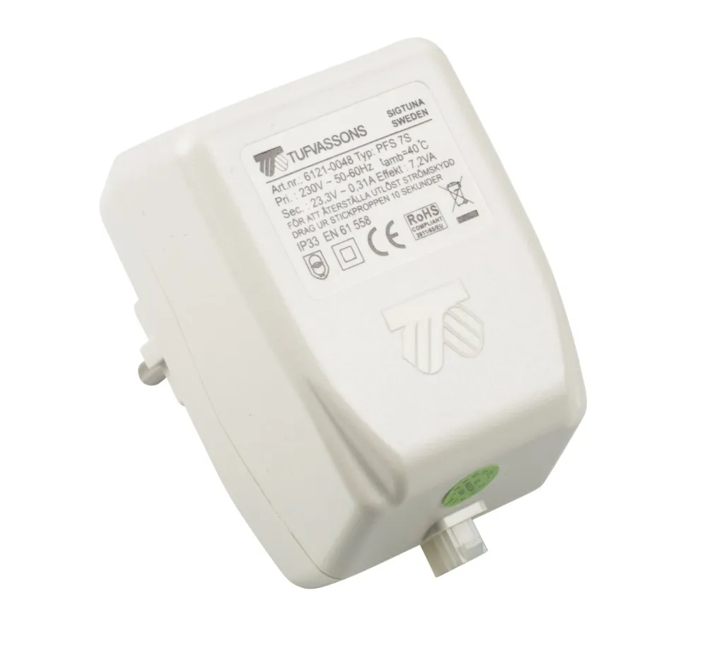 Tufvassons Strømadaptrer|Strømadapter (AC) 12 V 7,2 W