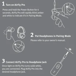 Twelve South Kabler Og Adaptere|Musikkspiller Og Radio|AirFly Pro Bluetooth-sender og -mottaker