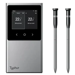 Typhur Kjøkken Og Spisestue|Sync Dual trådløst grill- og steketermometer med to sonder