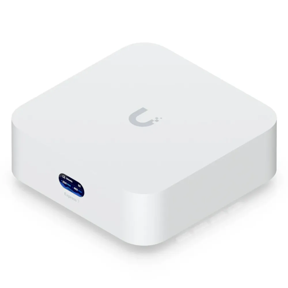 Ubiquiti Mesh|Wifi-Routere|UniFi Express 7 kompakt gateway med wifi 7 Hvit
