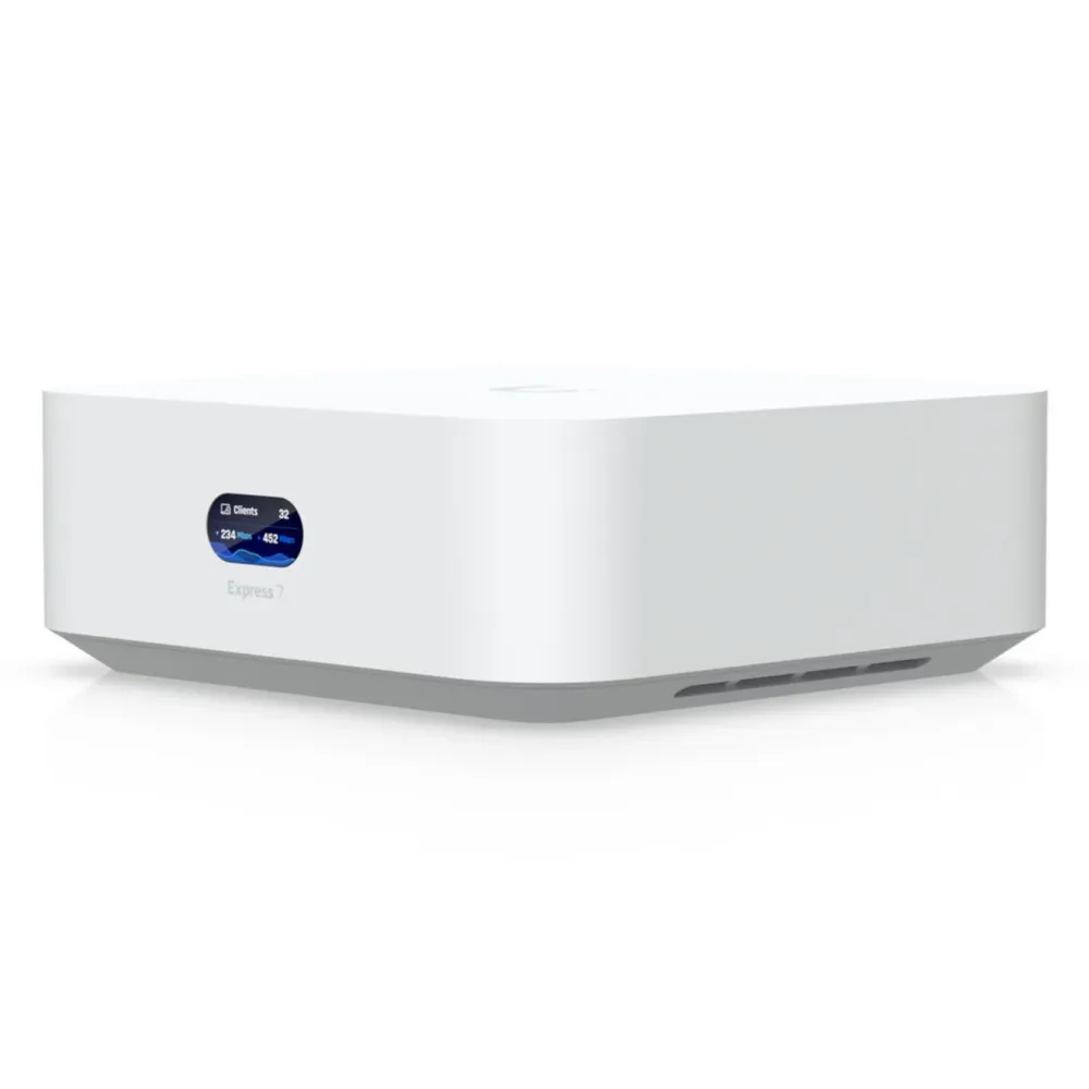 Ubiquiti Mesh|Wifi-Routere|UniFi Express 7 kompakt gateway med wifi 7 Hvit