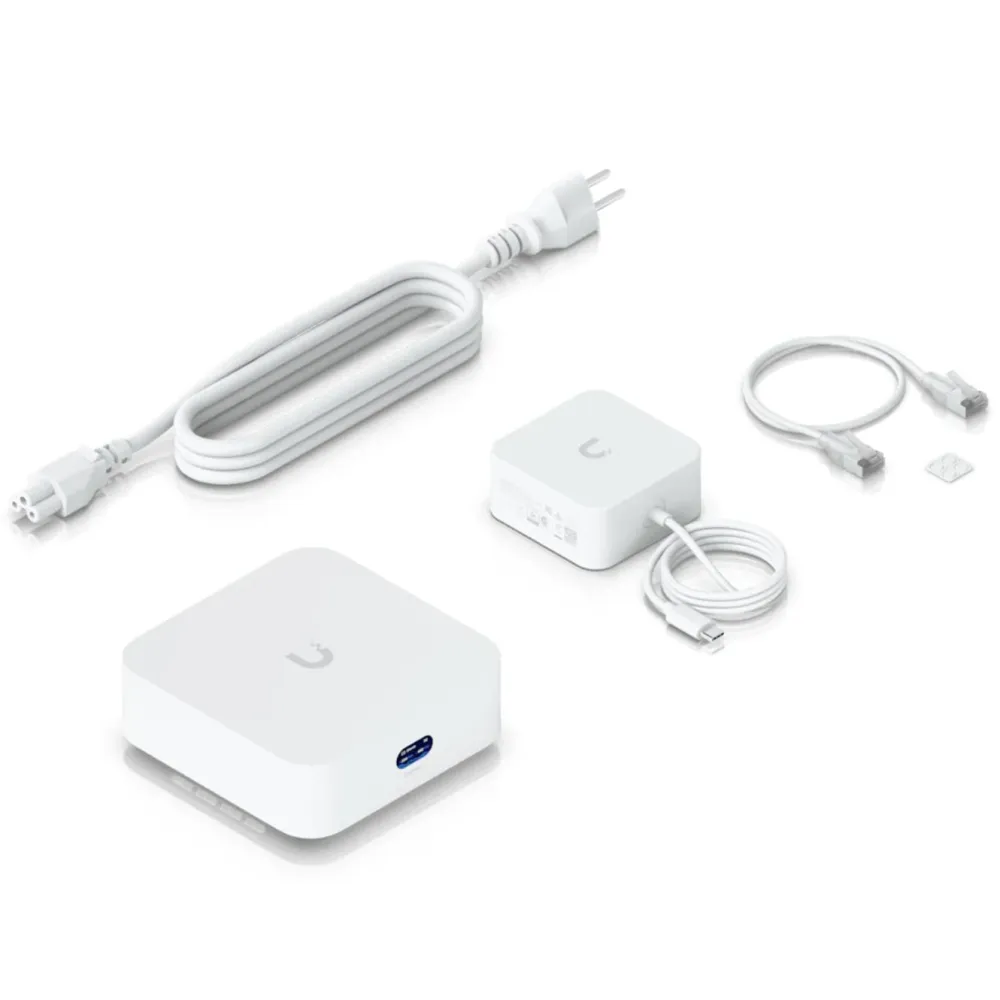 Ubiquiti Mesh|Wifi-Routere|UniFi Express 7 kompakt gateway med wifi 7 Hvit
