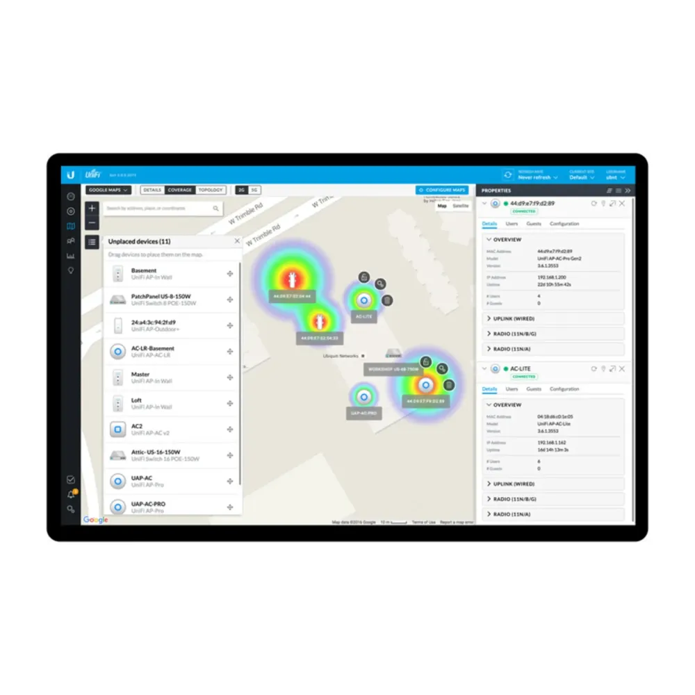 Ubiquiti Wifi-Forsterker|Unifi UAP-AC-Lite Roaming-aksesspunkt AC1200