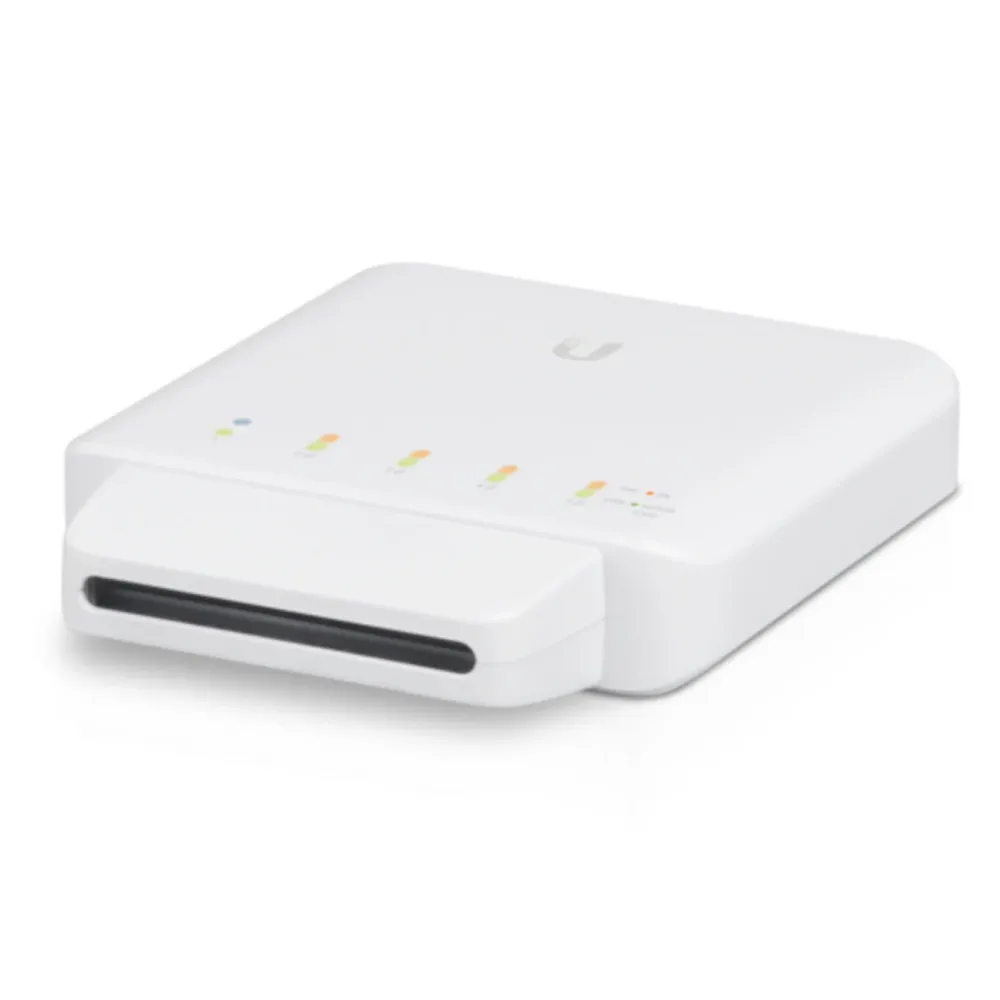 Ubiquiti Kablet Nettverk|Unifi USW Flex PoE-gigabitswitch med 5 porter