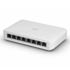 Ubiquiti Kablet Nettverk|UniFi USW-Lite-8 PoE-switch 52 W