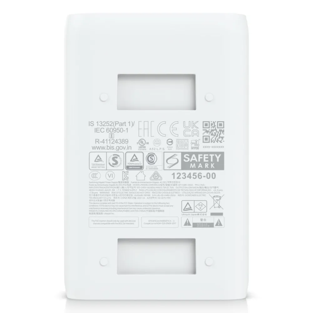 Ubiquiti Tilbehør Og Installasjon|Mobilt Bredbånd Og Rutere|U-POE+ injektor (30W)