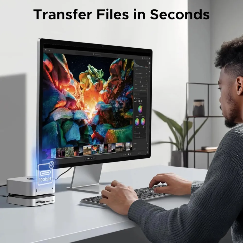 Ugreen Kabler Og Adaptere|Usb|Mac mini 11-i-1-dokkingsstasjon med SSD-plass