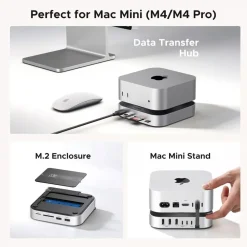 Ugreen Kabler Og Adaptere|Usb|Mac mini 11-i-1-dokkingsstasjon med SSD-plass