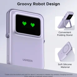 Ugreen Mobiltelefonladere|Uno Magnetisk powerbank 5000 mAh