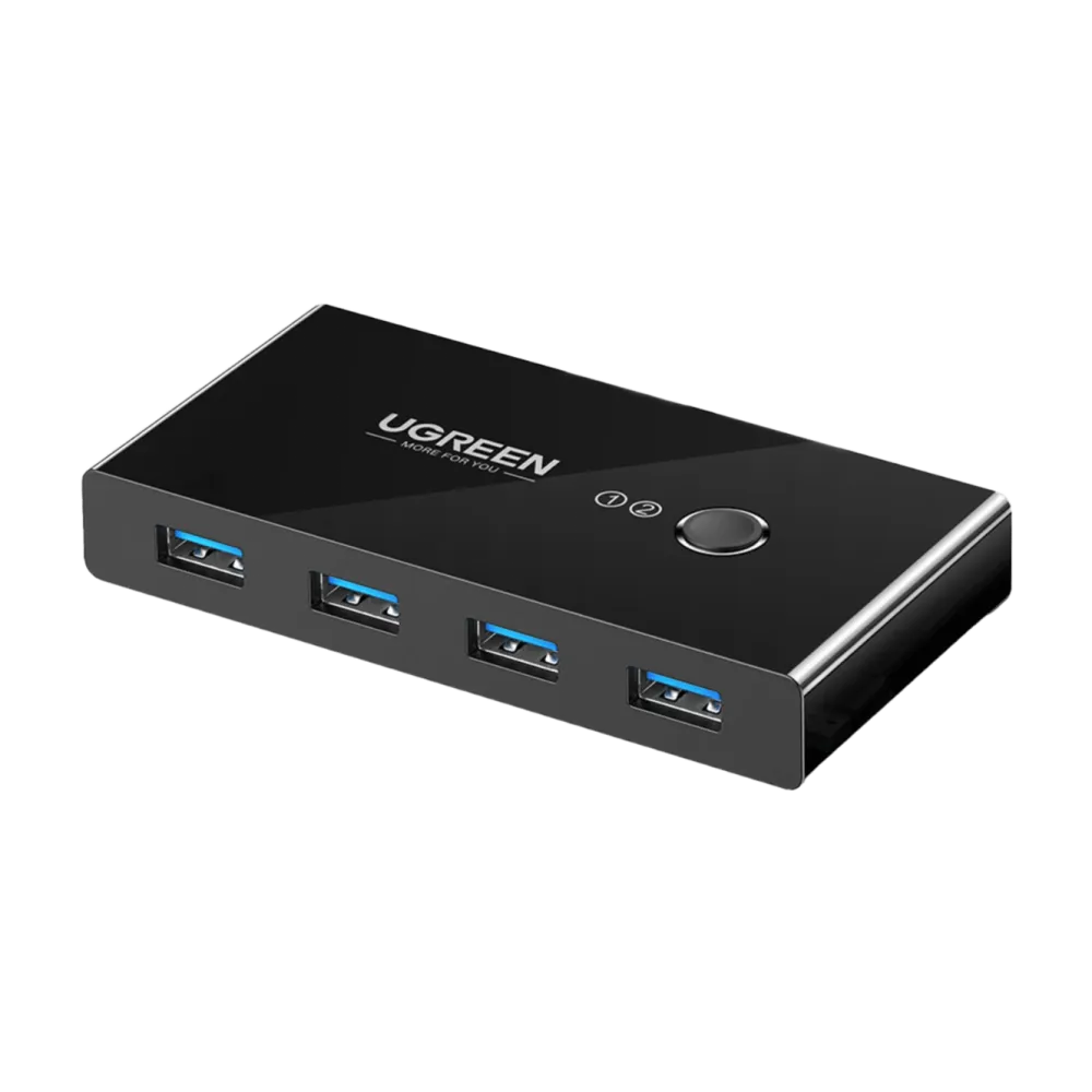 Ugreen Hdmi|Kabler Og Adaptere|USB 3.0-switch med 4 porter for to datamaskiner