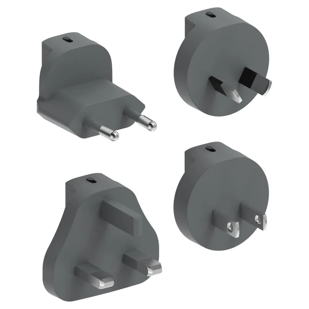 Unisynk Iphone-Tilbehør|Reiseeffekter|Kompakt 2-ports lader for reisen – 35 W