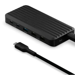 Unisynk Kabler Og Adaptere|Usb|10-porters USB-C-hubb med 140 W pass-through