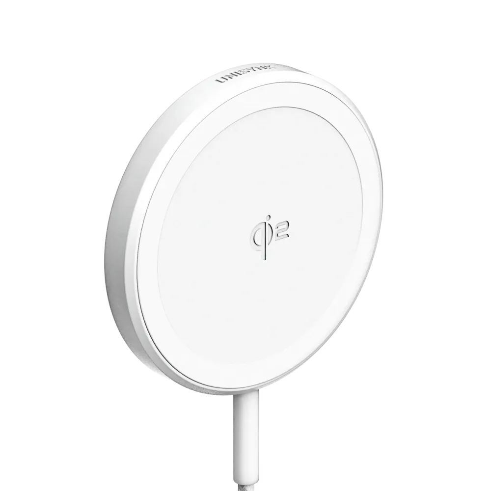 Unisynk Iphone-Tilbehør|Hjemmekontor|Trådløs magnetisk lader med Qi2 15 W