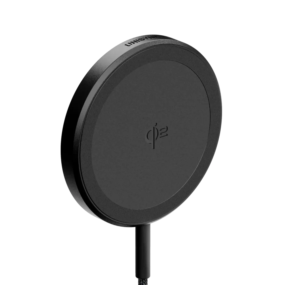 Unisynk Iphone-Tilbehør|Hjemmekontor|Trådløs magnetisk lader med Qi2 15 W