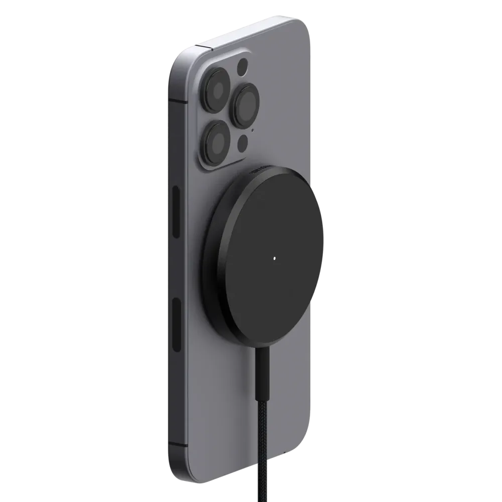 Unisynk Iphone-Tilbehør|Hjemmekontor|Trådløs magnetisk lader med Qi2 15 W