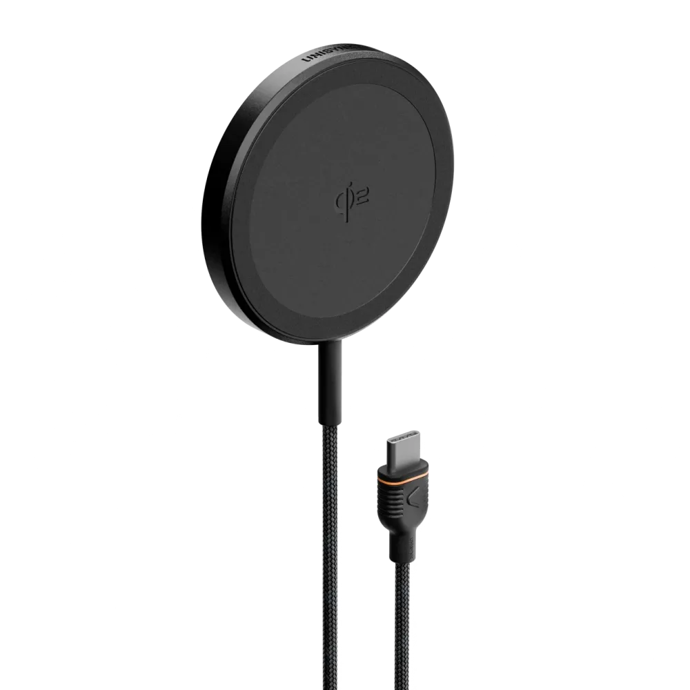 Unisynk Iphone-Tilbehør|Hjemmekontor|Trådløs magnetisk lader med Qi2 15 W