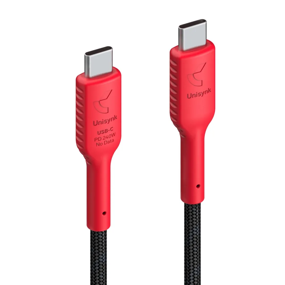 Unisynk Kabler Og Adaptere|Usb-C Kabler|USB-C Data Blocker-kabel 240 W 2 m