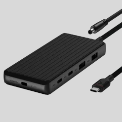 Unisynk Kabler Og Adaptere|Usb|USB-C-dokkingstasjon 9 porter 4K for to skjermer