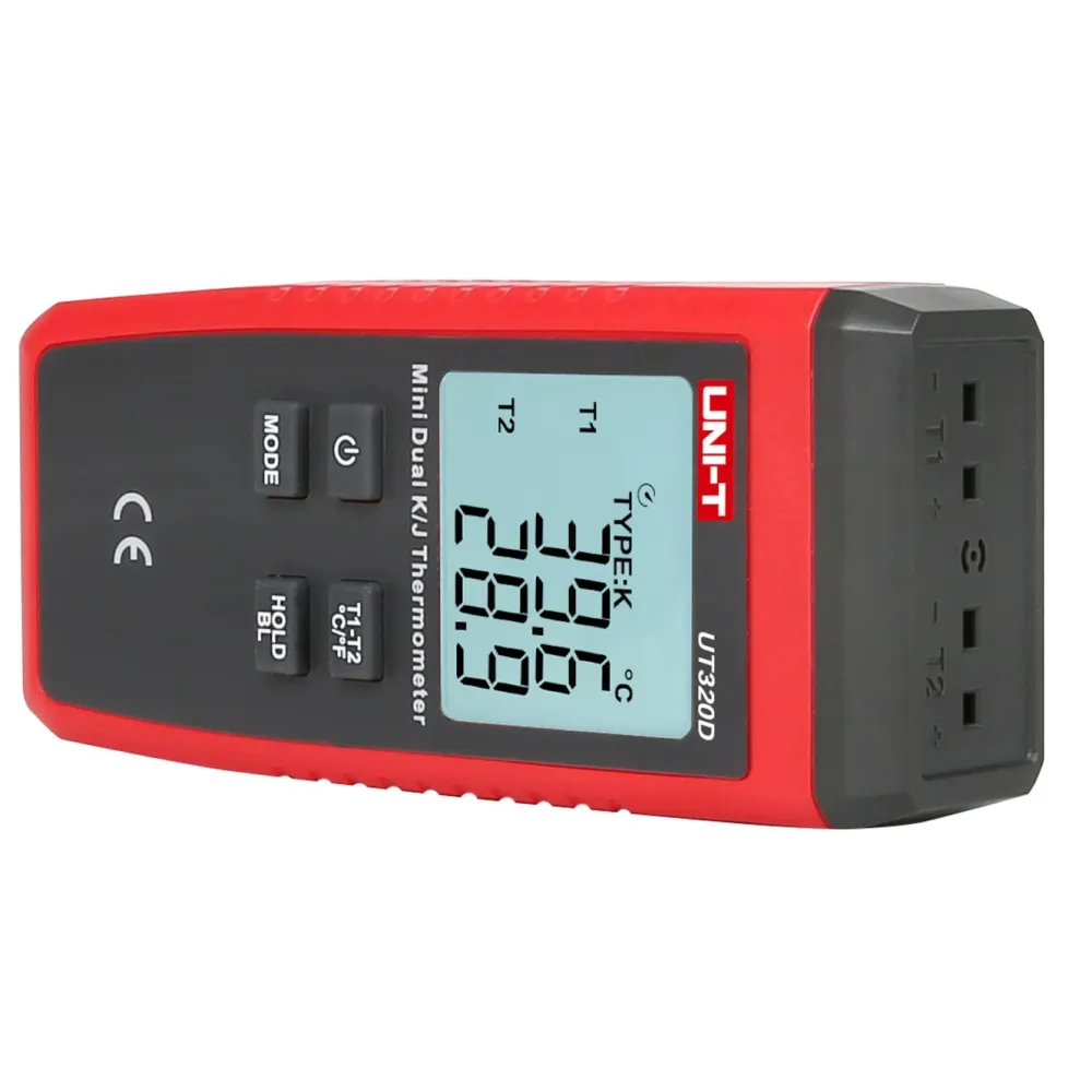 Uni-T Termometer Og Hygrometere|Måleinstrumenter|UT320D Kontakttermometer