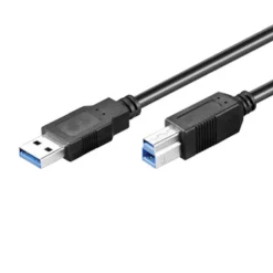 Kjell Kabler For Lyd|Kabler For Nettverk|USB-B 3.0-kabel 3 m