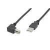 Kjell Usb-A & B-Kabler|Usb|USB-B-kabel med vinklet kontakt 1,0 m