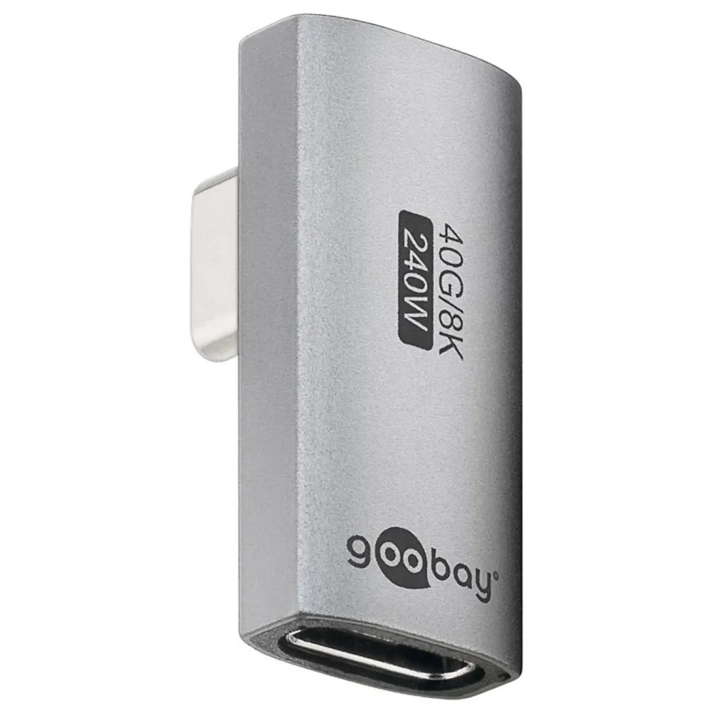 Kjell Hdmi|Kabler Og Adaptere|USB-C-adapter 90° med USB4-støtte