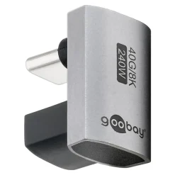 Kjell Kabler Og Adaptere|Usb|USB-C-adapter 180° U-formet med USB4-støtte