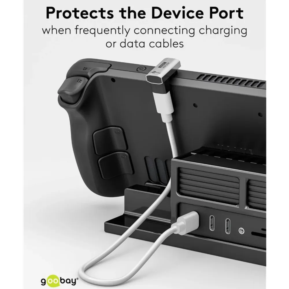 Kjell Kabler Og Adaptere|Usb|USB-C-adapter 180° U-formet med USB4-støtte