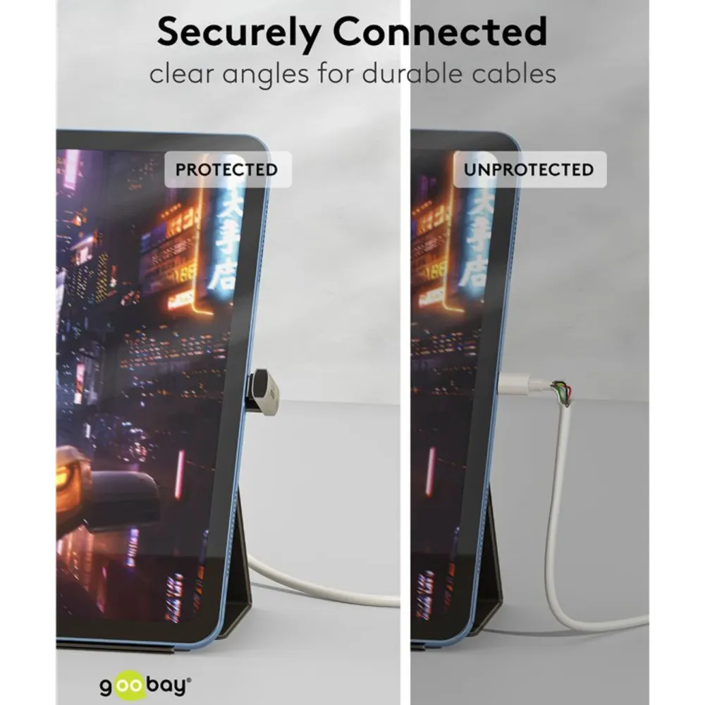 Kjell Kabler Og Adaptere|Usb|USB-C-adapter 180° U-formet med USB4-støtte