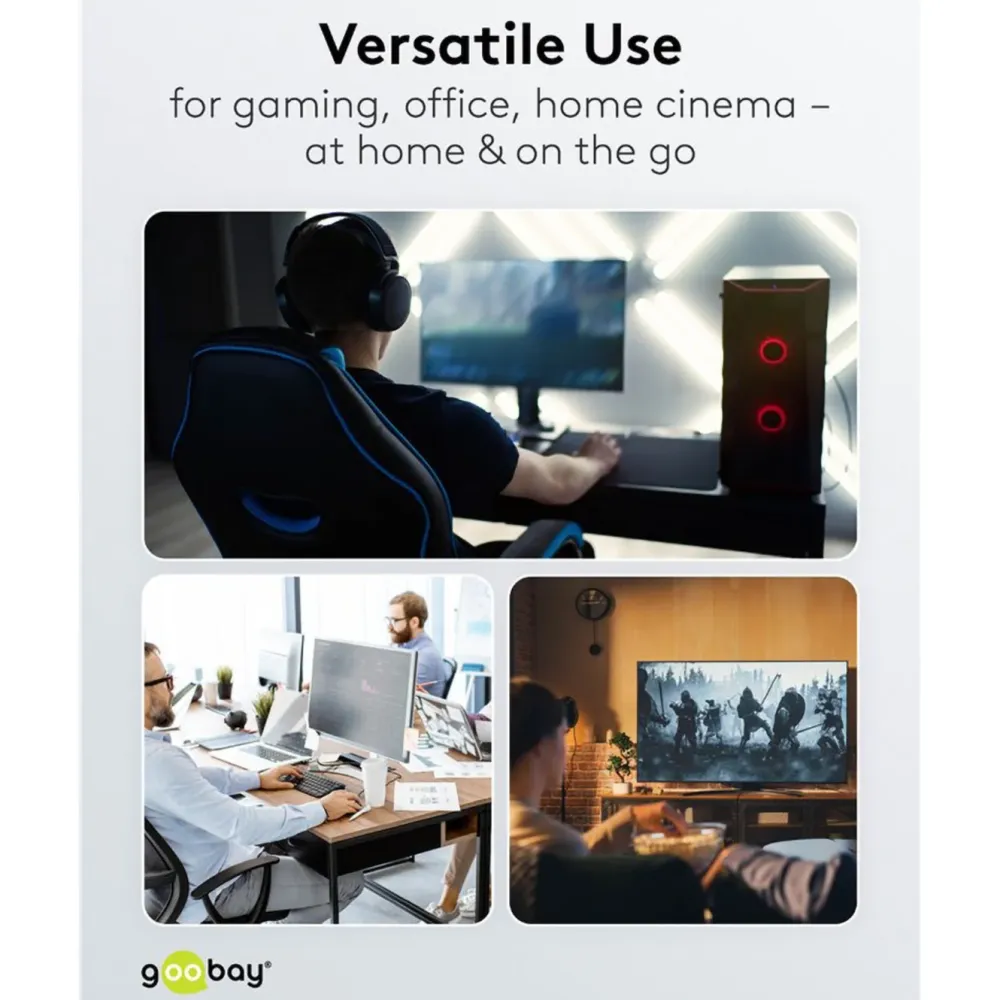 Kjell Kabler Og Adaptere|Usb|USB-C-adapter 180° U-formet med USB4-støtte
