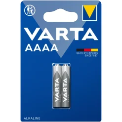 Varta Batterier|Batterier|Alkalisk AAAA-batteri 2-pk.