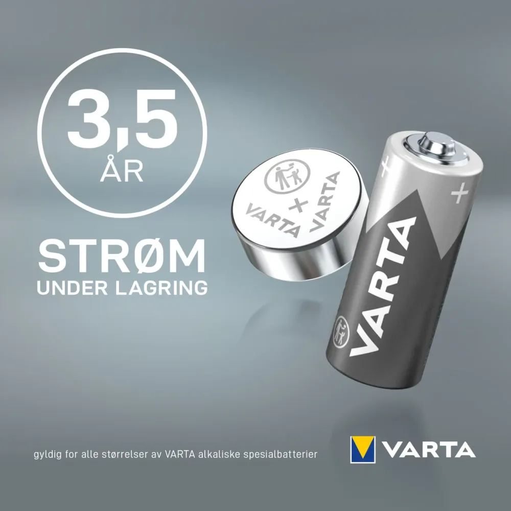 Varta Batterier|Batterier|Alkalisk AAAA-batteri 2-pk.