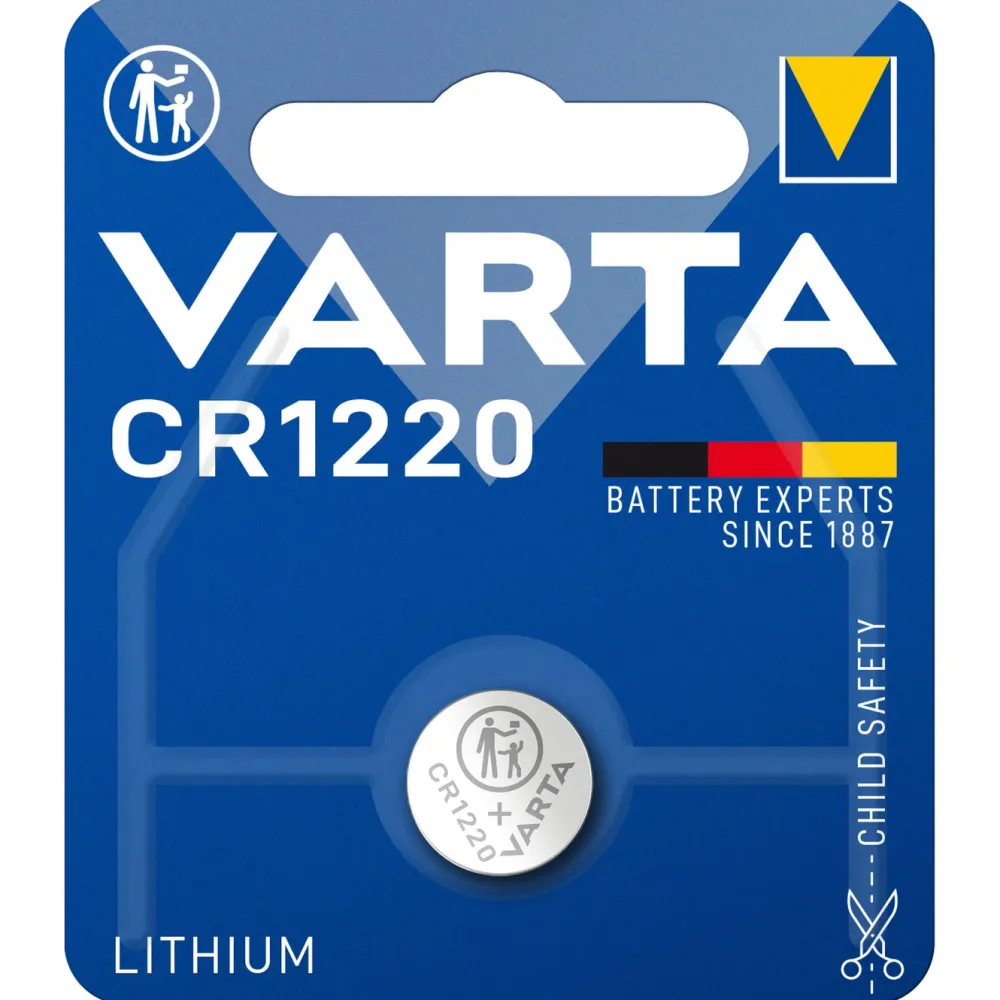 Varta Batterier|Batterier|Litiumbatteri CR1220