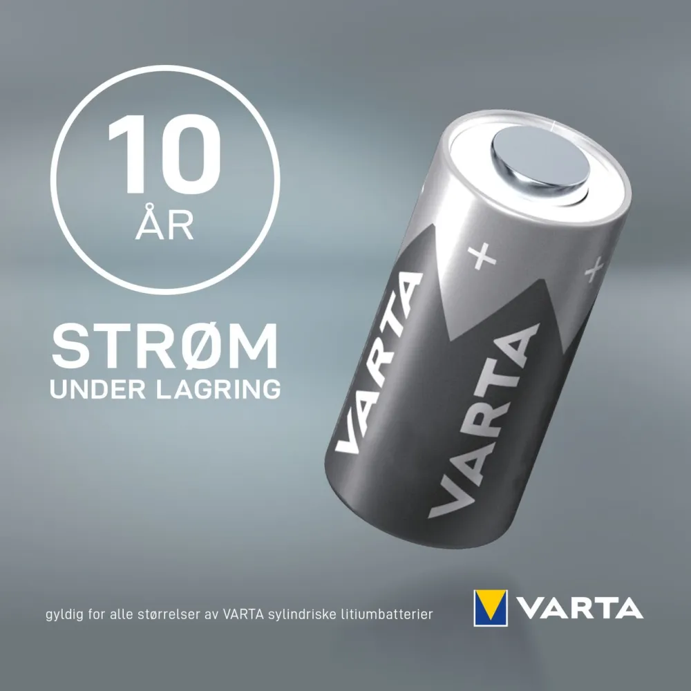 Varta Batterier|Batterier|Litiumbatteri CR123A 2-pk.
