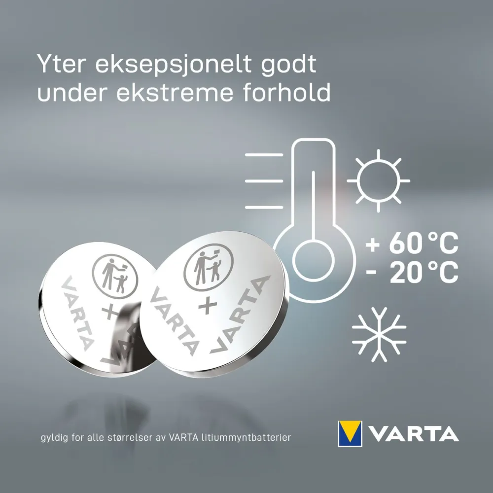 Varta Batterier|Batterier|Litiumbatteri CR2450 1-pk.