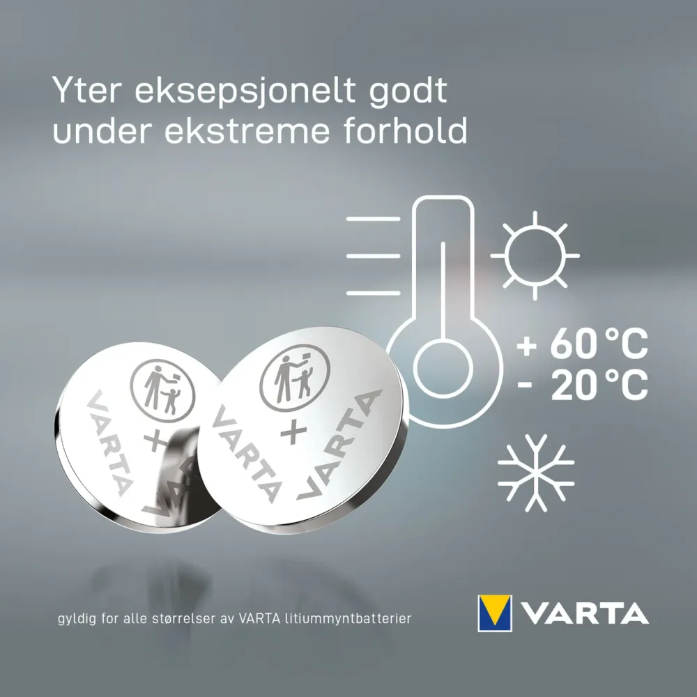Varta Batterier|Batterier|Litiumbatteri CR2016 2-pk.