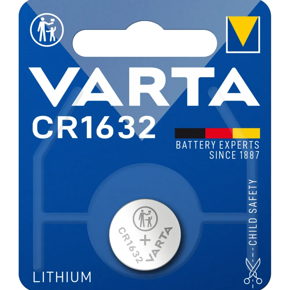 Varta Batterier|Batterier|Litiumbatteri CR1632 1-pk.