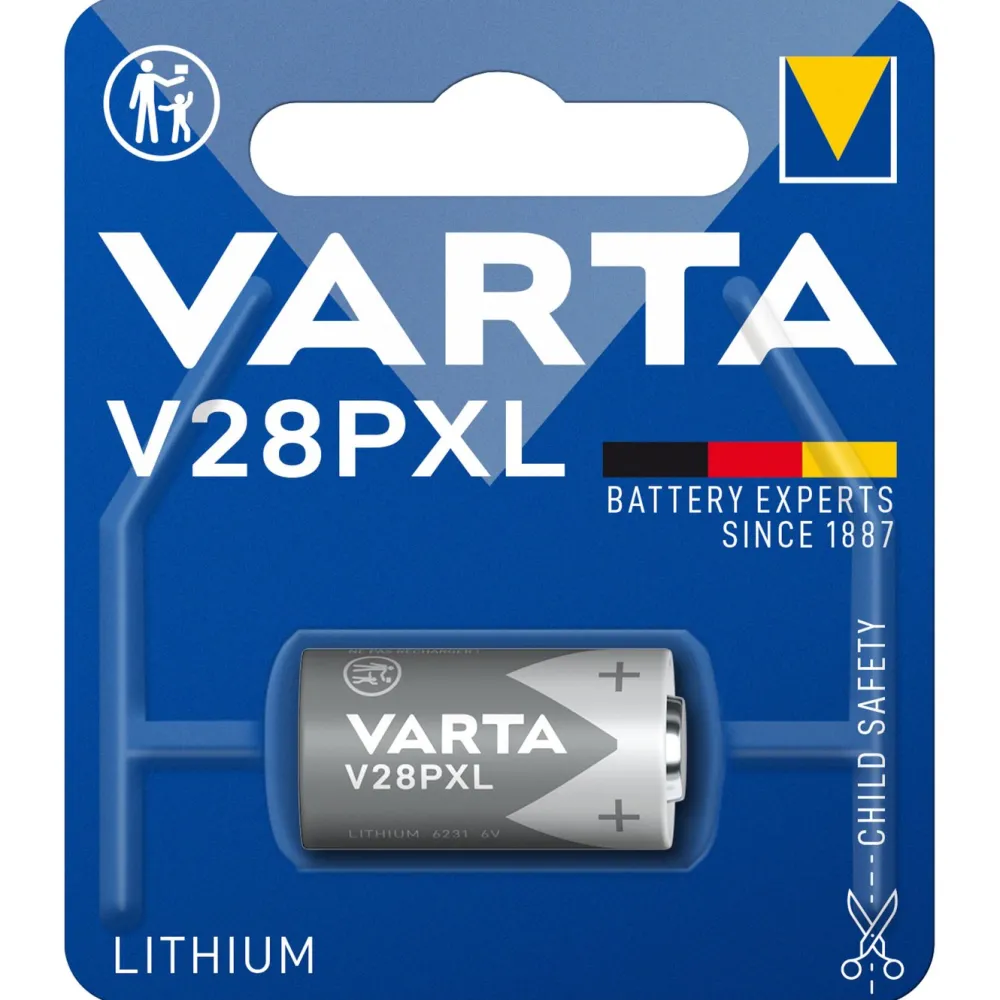 Varta Batterier|Batterier|Litiumbatteri V28PXL 1-pk.