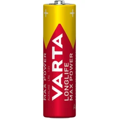 Varta Batterier|Batterier|Longlife Max Power AA-batterier 4-pk.