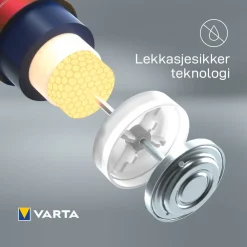 Varta Batterier|Batterier|Longlife Max Power AA-batterier 4-pk.