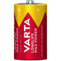 Varta Batterier|Batterier|Longlife Max Power D-batterier 2-pk.