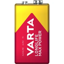 Varta Batterier|Batterier|Longlife Power Alkaliskt 9 V-batteri 1-pk.
