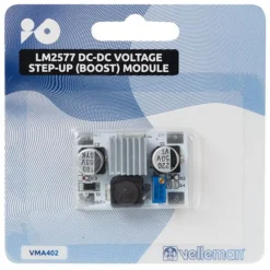 Velleman Elektronikk|Regulerbar step-up-modul
