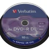 Verbatim Datatilbehør|DVD+R DL på spindel 10-pk.