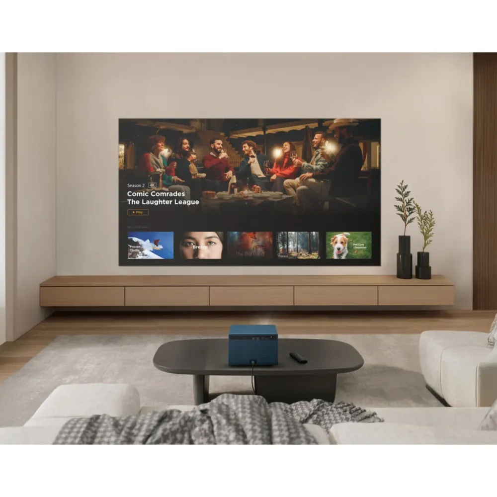 ViewSonic Tv Og Tilbehør|Smart Full HD-projektor LX60HDN med Google TV