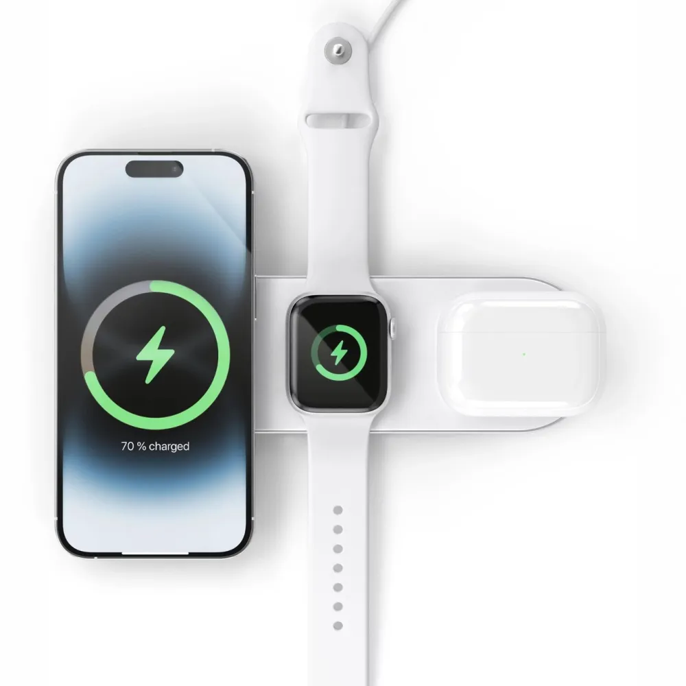 Vonmählen Hjemmekontor|Mobiltelefonladere|Aura Home 3-i-1 trådløs ladestasjon med MagSafe