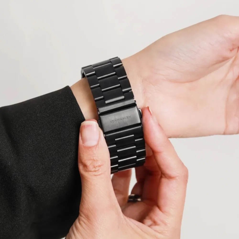 Vonmählen Smartklokker Og Ringer|Link Bracelet 2 til Apple Watch 44/45/46/49 mm
